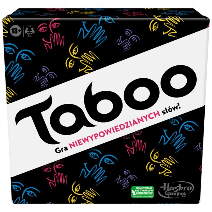 HASBRO Gra imprezowa Taboo gra niewypowiedzianych słów polska wersja F5254