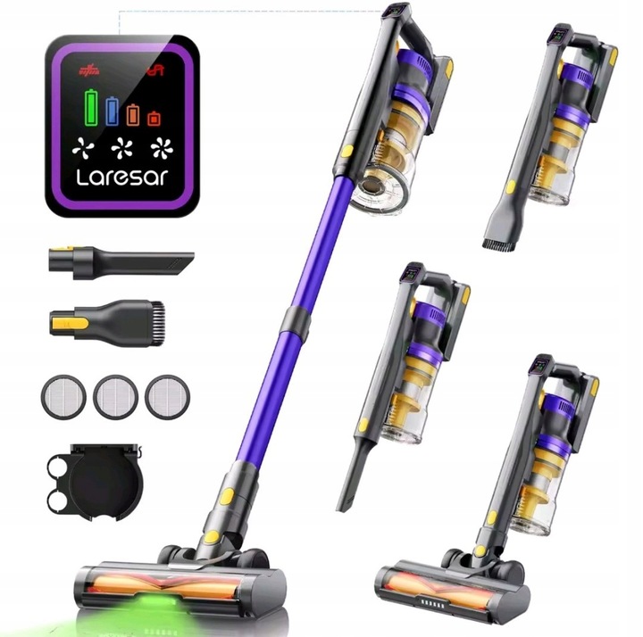 Najnowszy Odkurzacz Bezprzewodowy Akumulatorowy Laresar X11 V11 550W