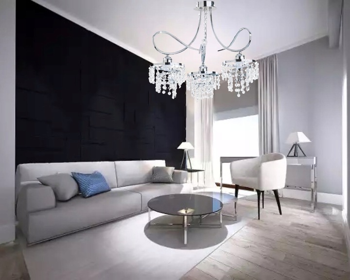 Lampa Wisząca Nowoczesna Żyrandol KryształKI