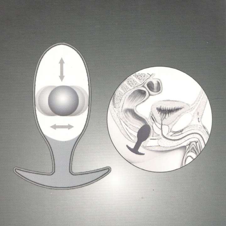 WIBRUJĄCY KOREK ANALNY Kulki Gejszy 8,4 cm Elastyczne Dla Kobiet i Mężczyzn