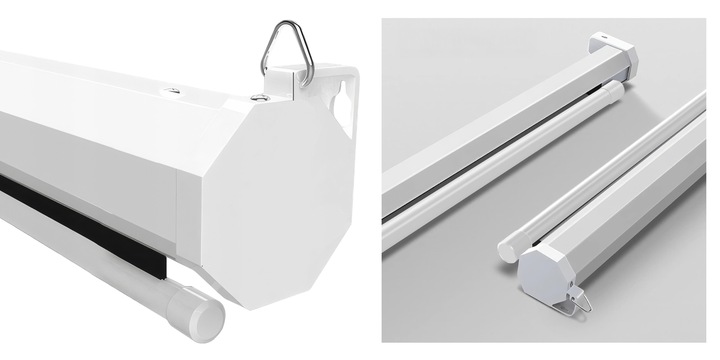 CAMROCK MATTE EKRAN PROJEKCYJNY 80 CALI DO PROJEKTORA RZUTNIKA BIAŁY