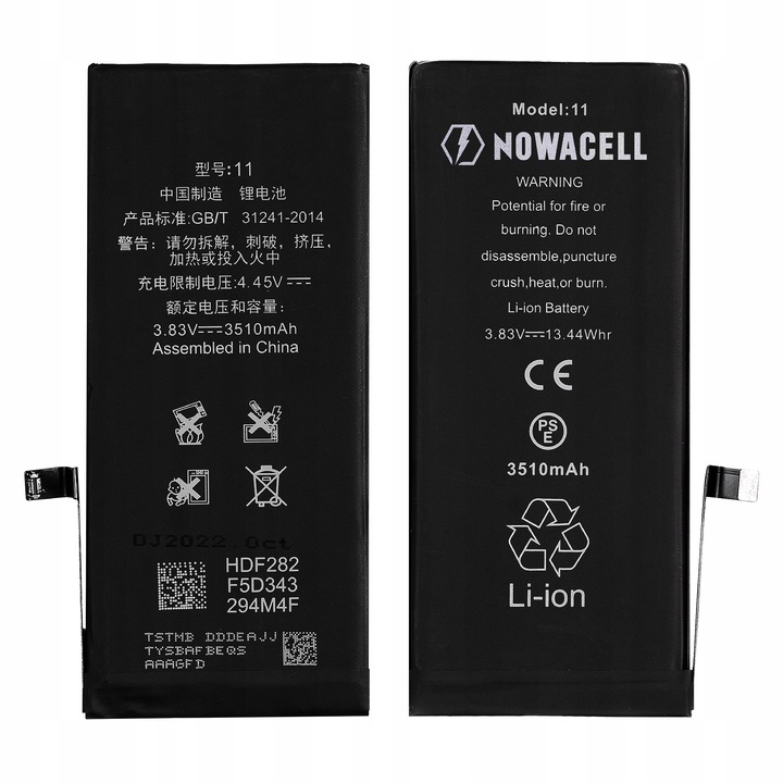 Bateria NOWACELL do telefonu iPhone 11 3510mAh
