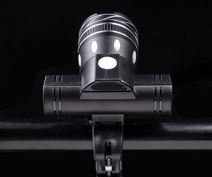 MOCNA LAMPKA ROWEROWA LED XML-T6 CREE USB ZOOM