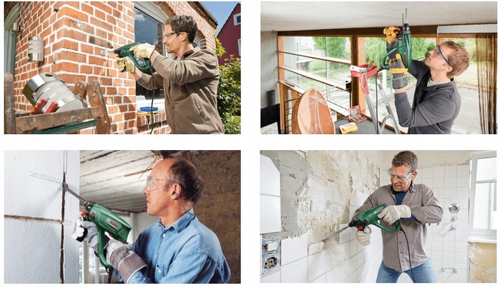 MŁOTOWIERTARKA WIERTARKA BOSCH PBH 2100 RE | 550 W | SDS-Plus | + WALIZKA