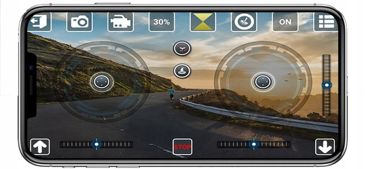 DRON SG106 PODWÓJNA KAMERA 4K HD WIFI FPV CZARNY PRO MINI RC 2 KAMERY FLY