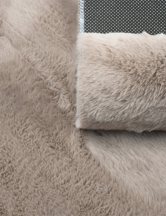 DYWAN PLUSZOWY MIĘCIUTKI RABBIT SHAGGY PLUSZ WŁOCHACZ FUTRO KRÓLIKA