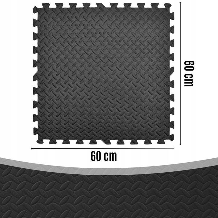 8x MATA POD SIŁOWNIĘ BASEN PUZZLE POD SPRZĘT DO ĆWICZEŃ PIANKA 60x60