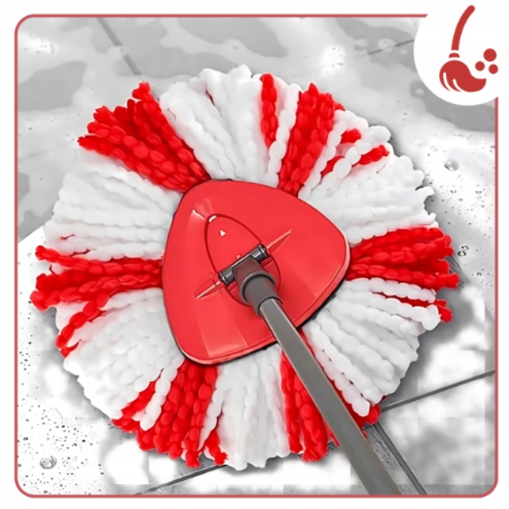 6 x WKŁAD DO MOPA OBROTOWEGO TURBO ZAMIENNIK Vileda KOŃCÓWKA CHŁONNY ZAPAS