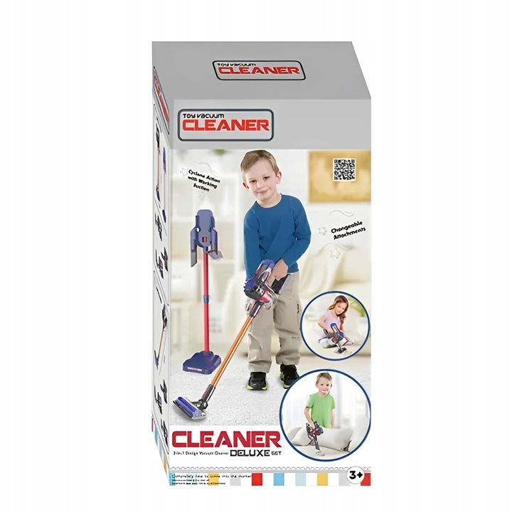 ODKURZACZ PIONOWY DLA DZIECI BEZPRZEWODOWY Z FUNKCJĄ SSANIA DŹWIĘKIEM 4w1