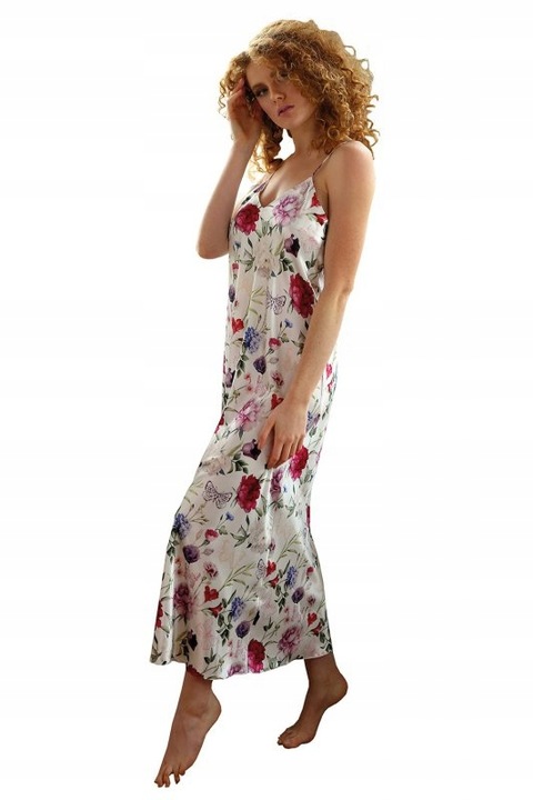 HALKA FLOWERS DK-HI M biały DKAREN