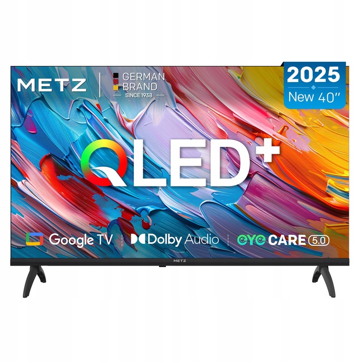 Telewizor QLED Google TV 40" METZ 40MQF7000Z Smart TV DVBT2 WiFi