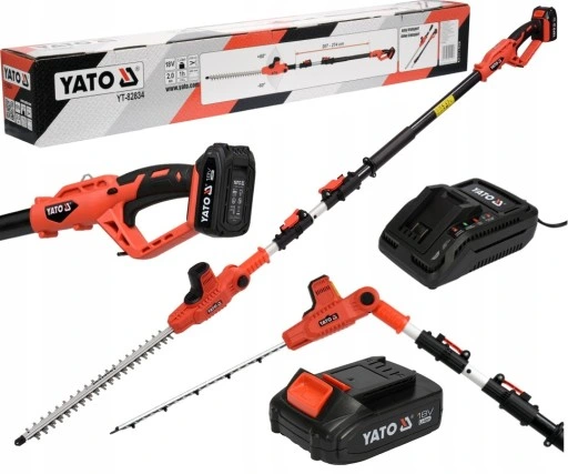 YATO NOŻYCE DO ŻYWOPŁOTU 18V AKUMULATOROWE TELESKOPOWE 1,8-2,8m SEKATOR