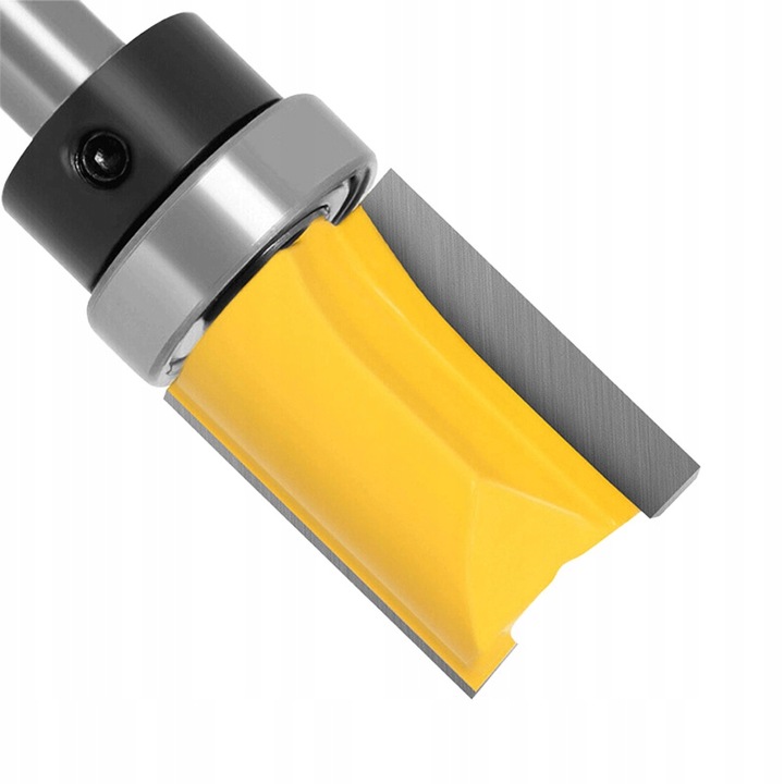 FREZ PROSTY KOPIUJĄCY Z ŁOŻYSKIEM DO DREWNA TRZPIEŃ 8 MM 4 SZT