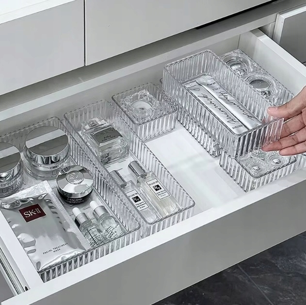 ORGANIZER NA KOSMETYKI WKŁAD DO SZUFLADY POJEMNIK TACKA PERFUMY MODUŁOWY 7