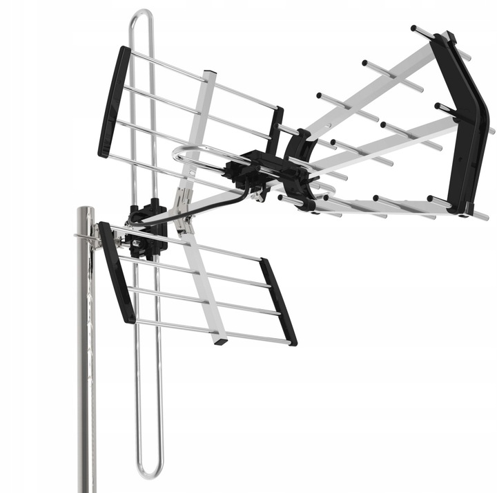 ANTENA Kierunkowa do TV Naziemnej DVBT2 COMBO 4K MUX8 VHF UHF Filtr