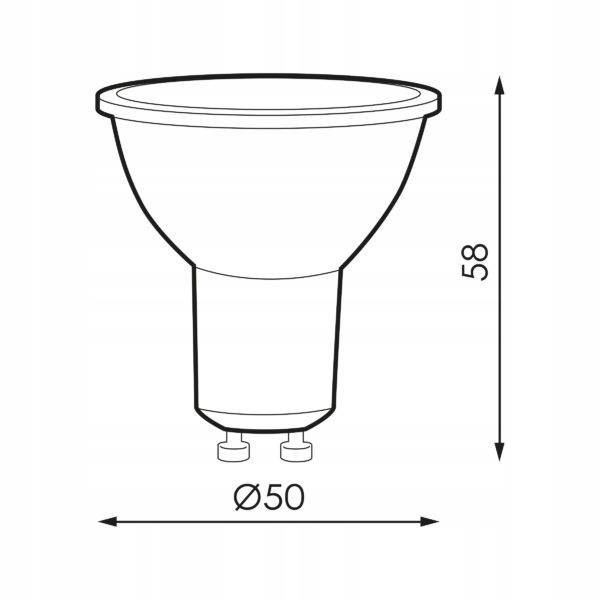 10x Żarówka LED GU10 6W = 60W 570 lm CCD More Lumens SuperLED