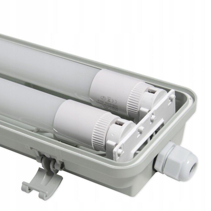 6x Oprawa hermetyczna 120cm Lampa LED natynkowa + 12x świetlówka LED