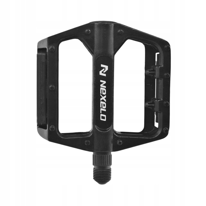 PEDAŁY ROWEROWE MTB BMX ALUMINIOWE Z ODBLASKAMI DO ROWERU CZARNE