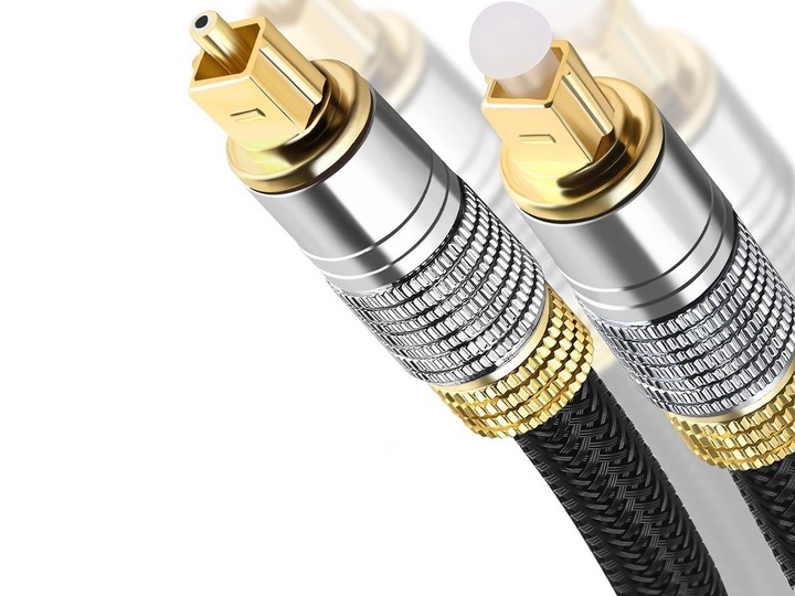 OPTYCZNY KABEL PRZEWÓD AUDIO CYFROWY ALOGY ŚWIATŁOWÓD 1.8m 180cm DO PC