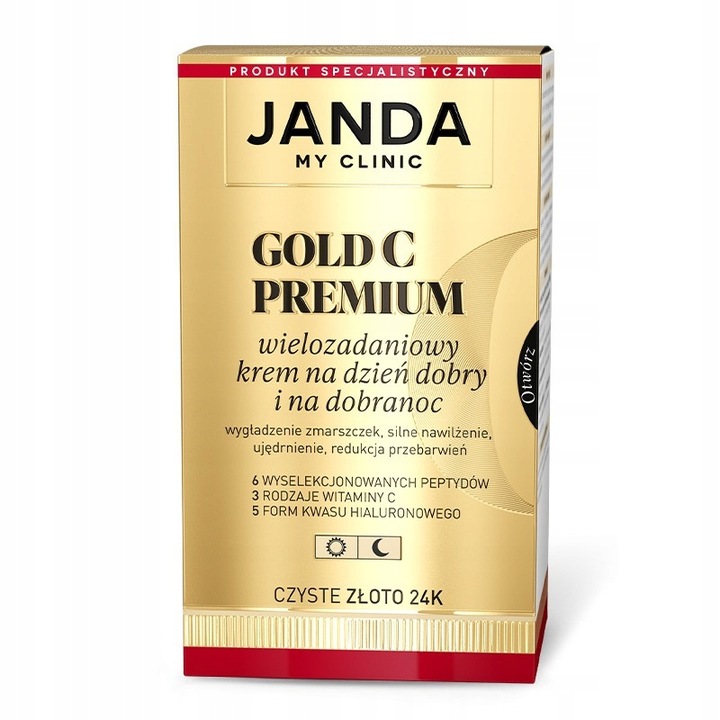 JANDA GOLD C Krem wielozadaniowy na dzień i na noc Przebarwienia