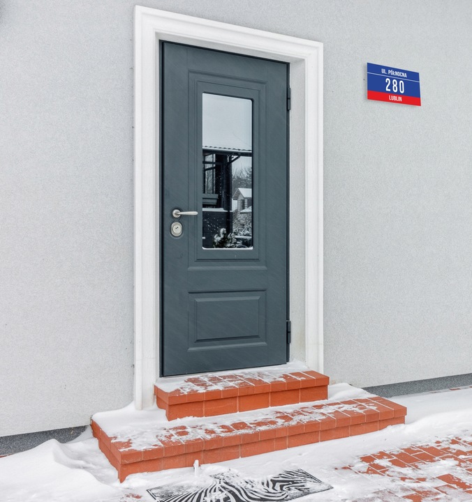 Tabliczka Numer domu Tablica ADRESOWA ALUMINIOWA | NUMER NA DOM |32x21|