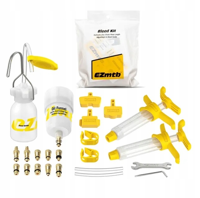 METALOWY ZESTAW XXL DO OPDPOWIETRZANIA HAMULCÓW EZMTB 2022 STD - BAG
