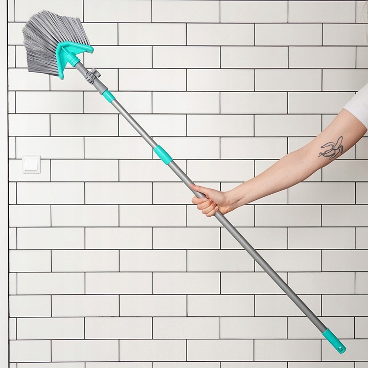 Miotła TRÓJKATNA szczotka teleskopowa narożna do pajęczyn kurzu