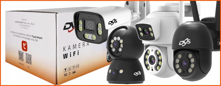 ZEWNĘTRZNA KAMERA WIFI OBROTOWA BEZPRZEWODOWA IP 4Mpx TUYA DVS DO DOMU