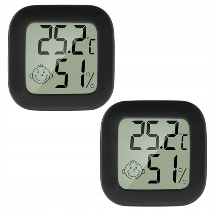 4x TERMOMETR POKOJOWY HIGROMETR ELEKTRONICZNY WILGOTNOŚCIOMIERZ