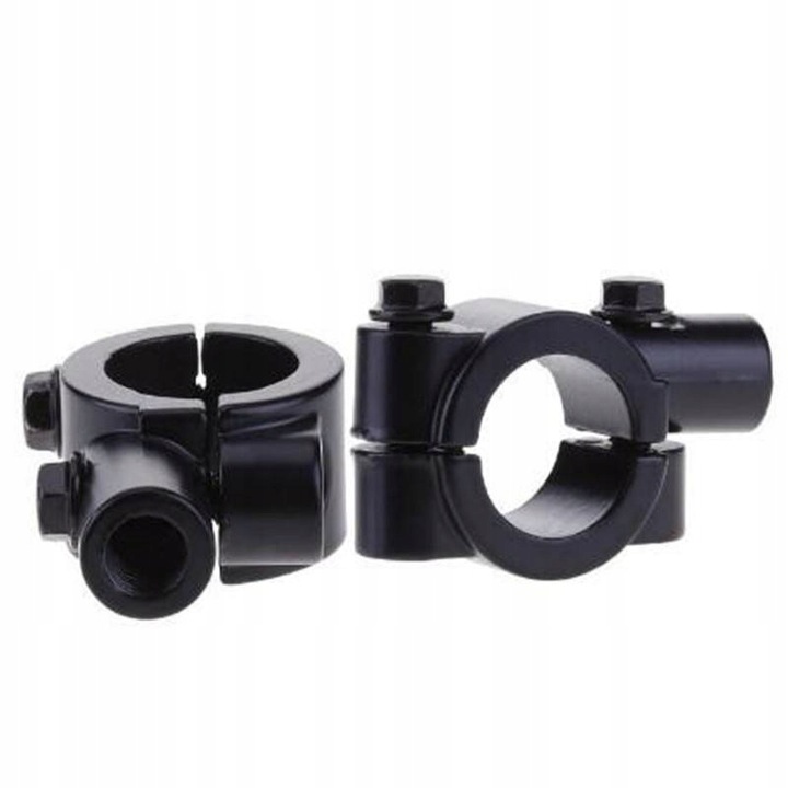 2 X UCHWYT MOCOWANIE LUSTERKA OBEJMA M10 M8 REDUKCJE SKUTERA MOTOCYKLA QUAD