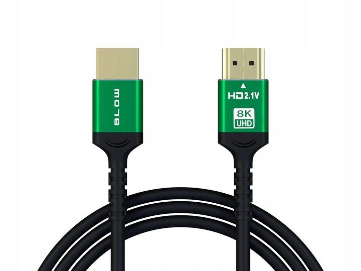KABEL HDMI HIGH SPEED 2.1 8K 4K 2M 144Hz MOCNY PRZEWÓD AUDIO 3D