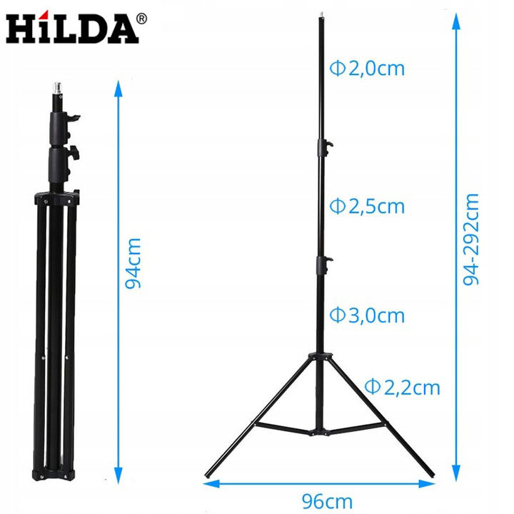 STATYW DO LASERA TRIPOD 2,9M POZIOMIC LASEROWEJ STABILNY WYSOKI