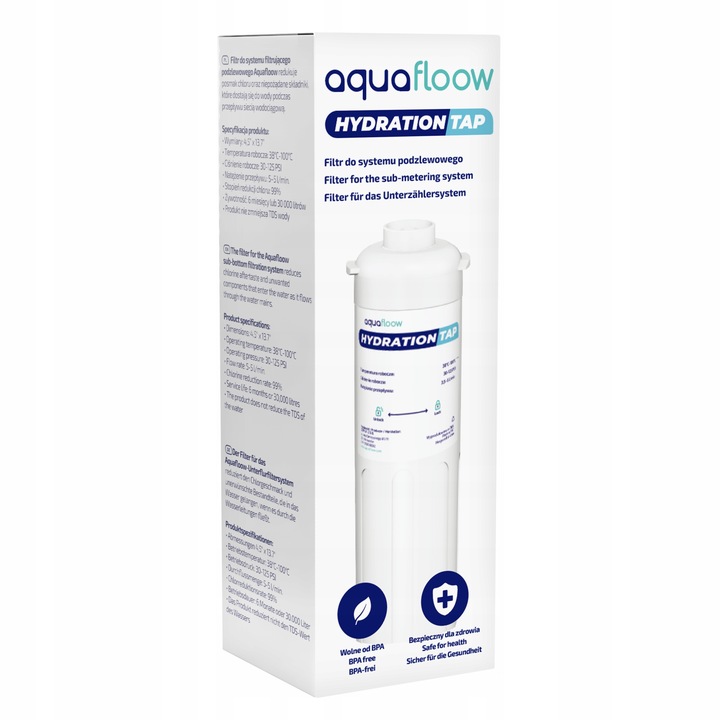 Filtr do wody pod zlew do systemu filtrującego AquaFloow Hydration Tap