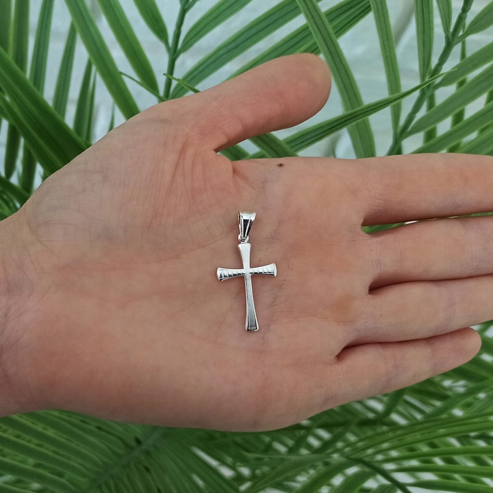 Krzyżyk srebrny bez wizerunku srebro pr.925