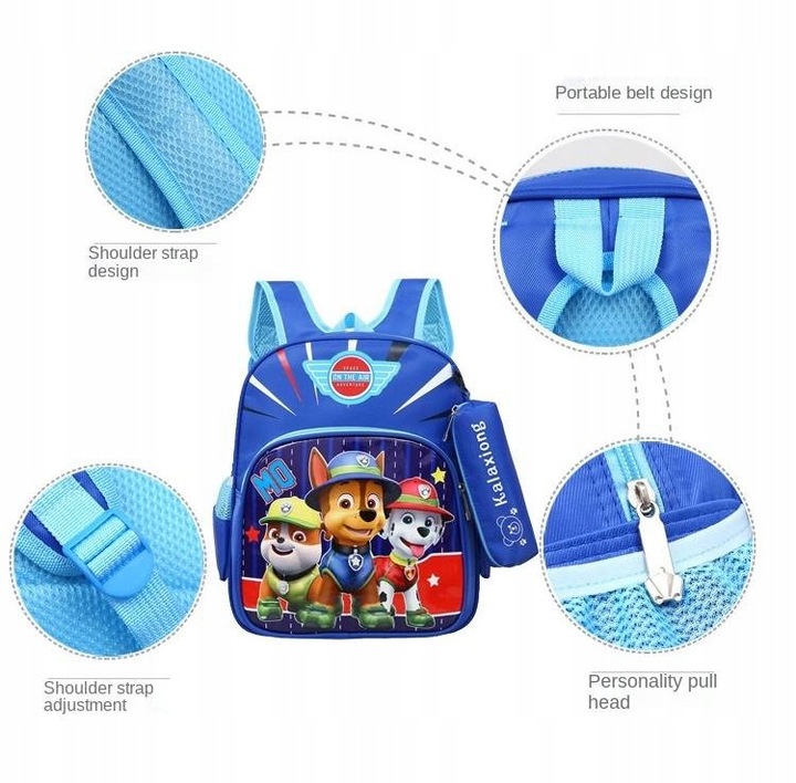 PSI PATROL PLECAK PLECACZEK DLA DZIECKA KOSMETYCZKA