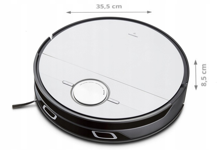 ROBOT SPRZĄTAJĄCY 2W1 LASER SAMOOPRÓŻNIAJĄCY MOPUJĄCY NAJMOCNIEJSZY 8000PA