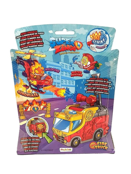 Super Zings Fire Strike Misja Pożar figurki