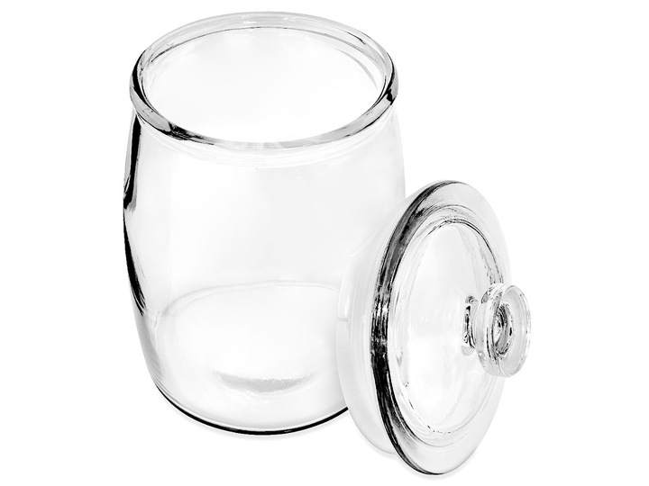 SŁÓJ SZKLANY POJEMNIK 4L SŁOIK NA OGÓRKI KUCHENNY OZDOBNY Z POKRYWĄ CANDY