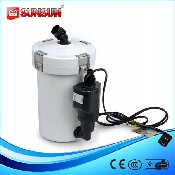 SUNSUN FILT Zewnętrzny HW-603B 400l/h Prefiltr 6W Gotowy do Podłączenia