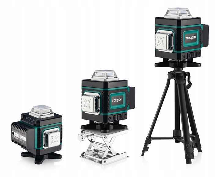 POZIOMNICA LASEROWA 4D POZIOMICA 16 LINII PŁASZCZYZNOWA 360 LASER