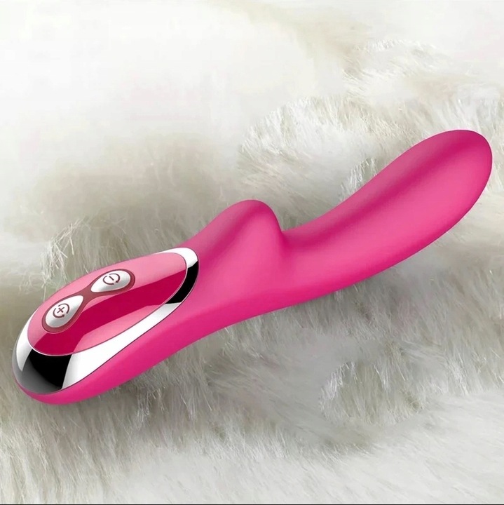 WIBRATOR DAMSKI INTENSYWNYCH ORGAZMÓW 10 FUNKCJI MASAŻER PUNKTU G 2W1 MOCNY