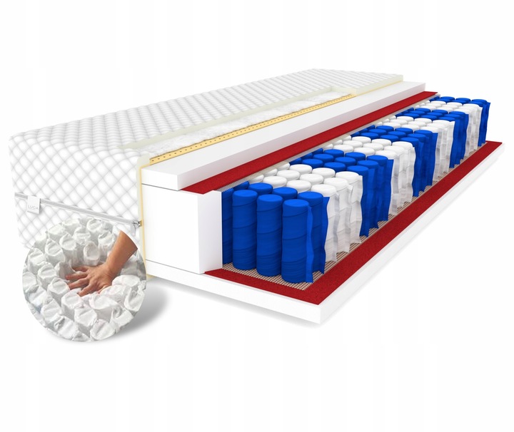 Materac CANADA Plus 90x200 pocket 9 stref