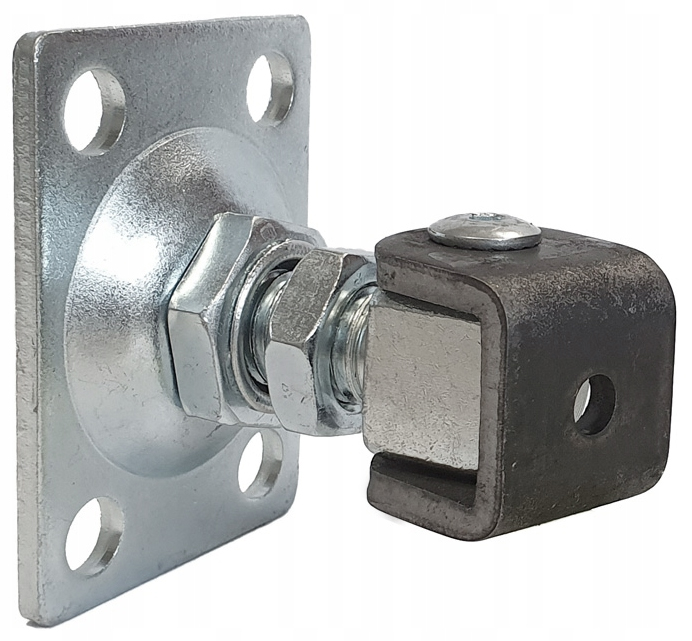 ZAWIAS DO FURTKI BRAMY REGULOWANY DO PRZYKRĘCENIA M16 Z PŁYTĄ 75X55 MM