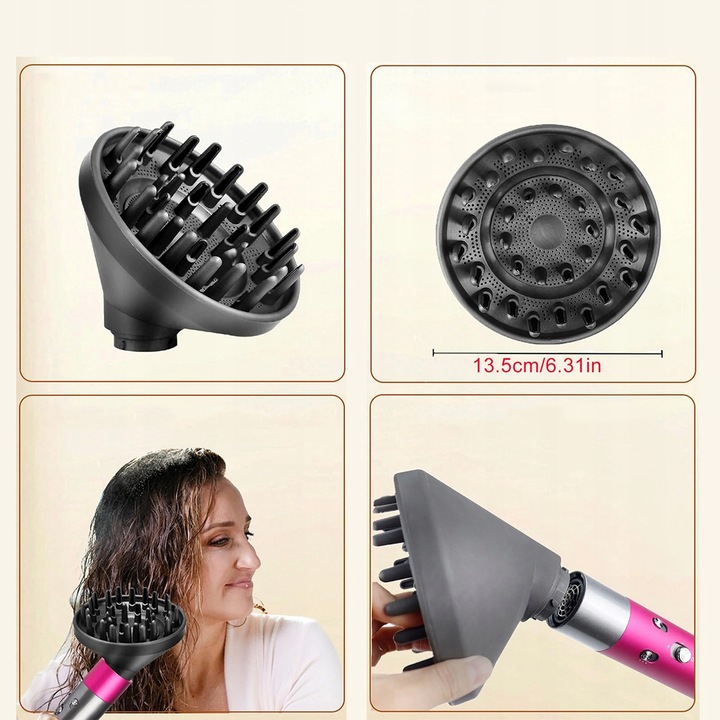 Dyfuzor Do Nasadek Dyson Airwrap Styler HS01 HS03 HS05 Suszarka Do Włosów