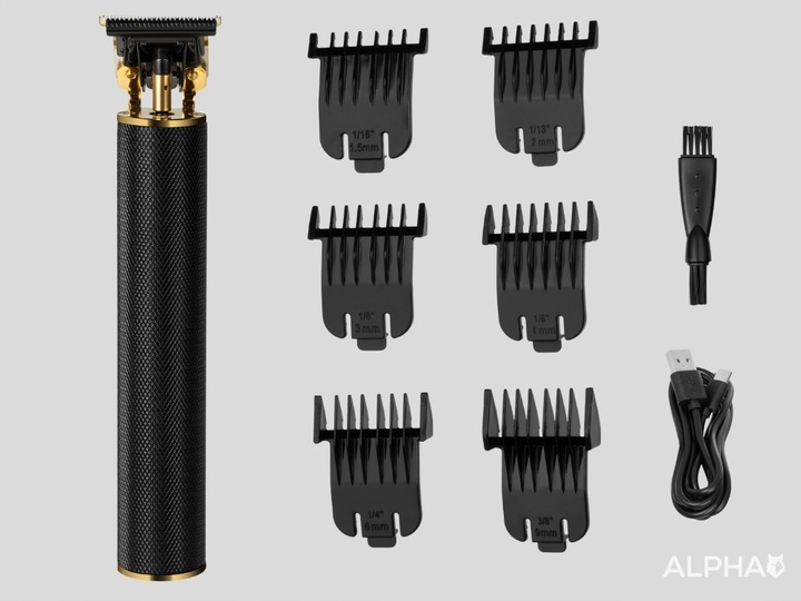 TRYMER DO BRODY MASZYNKA DO WŁOSÓW STRZYŻENIA GOLENIA BARBER GOLARKA ALPHA
