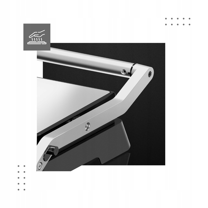 Grill elektryczny VERTENZ opiekacz do kanapek toster stal nierdzewna