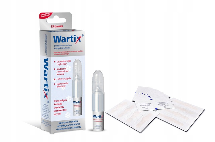 Wartix, aerozol do wymrażania kurzajek, 38 ml