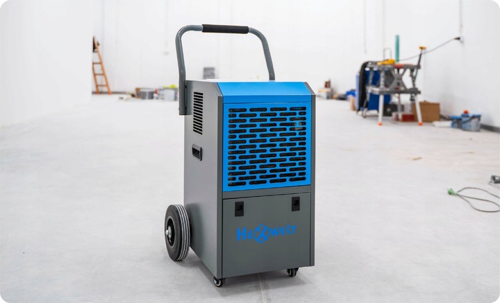 PRZEMYSŁOWY POCHŁANIACZ WILGOCI 650W BUDOWLANY OSUSZACZ POWIETRZA