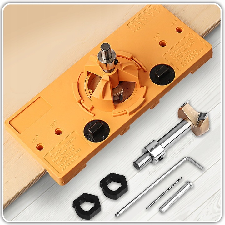 SZABLON DO WIERCENIA OTWORÓW POD ZAWIASY KIELICHOWE WYCINAK OTWORÓW 35