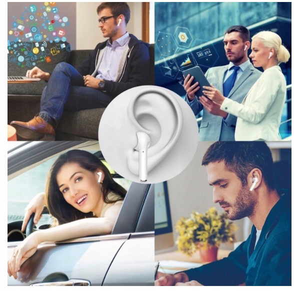 Słuchawki bezprzewodowe TWS i500 do iOS Android Bieganie Mikrofon